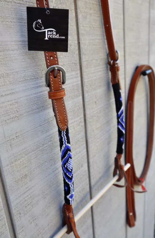 41905A52 328E 4B8D 9830 1C2A38A05A6F scaled One Ear beaded Headstall with Reins