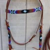 53DD9BD8 3C33 4264 8CAC D17F56A1322D Beaded Headstall with Reins