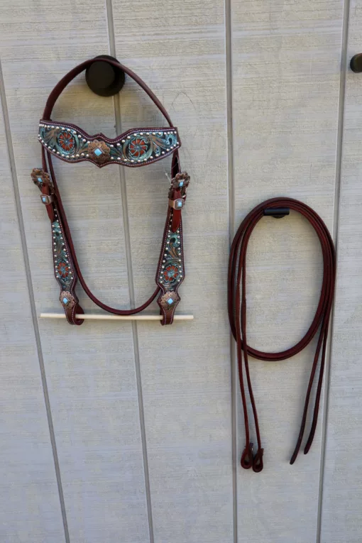 8A8E3AD6 9976 47B1 A635 ED4B3493983A scaled Draft Tack Set dark oiled, hand painted