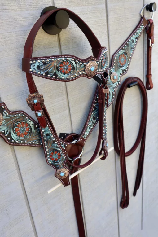 A4EC18ED 565D 4F74 AFAE 9A7A5980E833 1 scaled Draft Tack Set dark oiled, hand painted