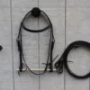 DF395A1A 0C37 45DE AC71 4A9550622BA5 Leather Headstall with Reins