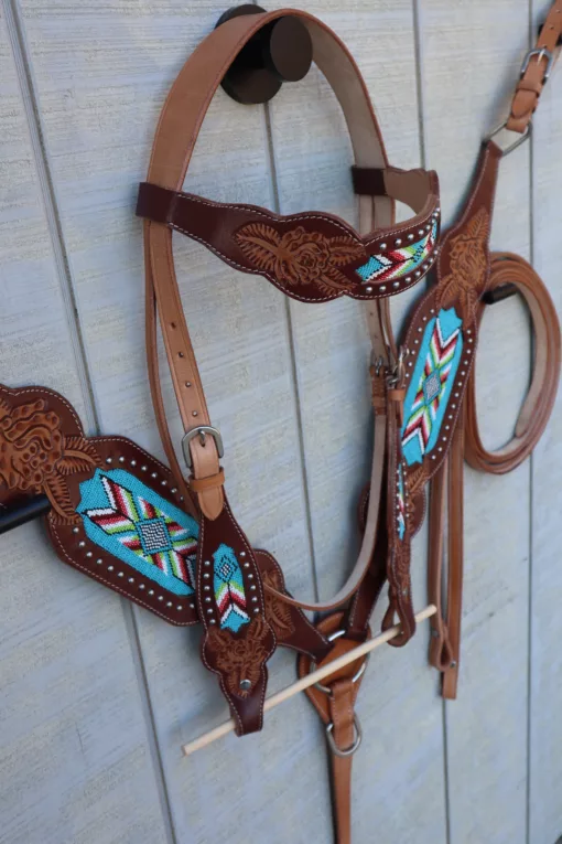 33053BAC 734A 4E74 A954 7BDC950FCCB9 1 scaled Tack Set with Beaded Inlay