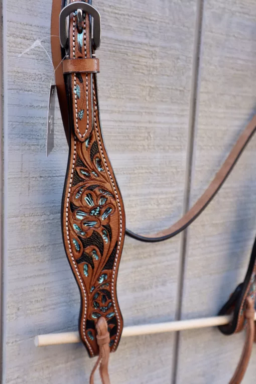 4AA845F4 15BA 45F1 8C41 DBC8FAFDDAFE scaled Hand Tooled/Painted Headstall