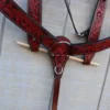 5181B067 678A 41A8 9253 BEFD76C04223 Floral tooled Headstall with Breast Collar